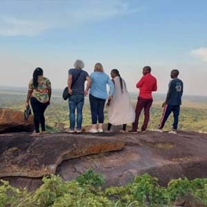 The Hill eine Felserhebung in Iganga Uganda